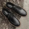 Klädskor män handgjorda loafers skor brogue casual skor män äkta läderskor last arbet stövlar affärer avslappnade sneakers 230815