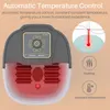 Foot Treatment JKR Foot Spa Bath Massage Machine 12 Roller Heated Feet Washing Tub Relieve Fatigue Constant Temperature Foot Care For Home Gift 230815