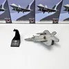 Aircraft Modle 1/100 Scale Alloy Fighter F-22 US Air Force Aircraft F22 Raptor Model Aircraft Plane Model For Children Toys Gift Collection 230816