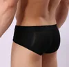 Onderbroek mesh heren voor de tweede huid gevoel mini wang ondergoed mannelijk zakje verbetering van de Braziliaanse bikini string crotch bokser lage wais-briefs