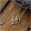 Pendant Necklaces Personalized You Are My Sunshine Sier Gold Sunflower Womens Best Friends Bitches Valentine Necklace Drop Delivery Je Dhcku