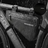 Fietstassen tassen rockbros regendichte fietstas grote capaciteit mtb weg frame driehoekige zak waterdichte klootzak fietsen fietspanner accessoires p230815