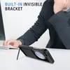 Cases Invisible Bracket For Samsung Galaxy Z Flip 5 Case Matte Soft Hinge Protection Cover