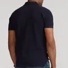 Мужские поло в половых рубашках Polos Embroidery Custom Casual с твердым цветом.