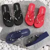 Slipper Summer Outdoor Beach Flip Flip Flip Flops Modne kwiaty Drukuj swobodny wygodne kliny platformy kapcie kobiety