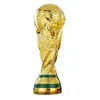 Festive Party Supplies World Cup Golden Resin European Football Trophy Soccer Trophies Mascot Fan Gift Office Decoration Craft