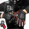 Designer handskar fxr moto pekskärm wihte svart motocross ridcykel mx mtb racing sport cykling smuts handskar gitterhandskar 1koo0