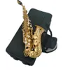 Tajwang Ksalma KSS-1000 zakrzywiony sopran saksofon złoty lakier B Flat Sax ze wszystkimi akcesoriami Szybka wysyłka instrumentów muzycznych