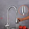 Bathroom Sink Faucets Kitchen Faucet Brass Pull Out Water Tap Swivel Spout Cold Mixer 360 Degree Rotation 2 Way Function