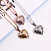 Chains 3PCS/Lot Alloy Flower Heart Necklace For Women Jewelry Birthday Gift MDNEN