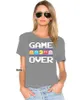 Heren t shirts pac-man game over klassieke officiële Pacman Namco arcade zwarte heren t-shirt cool casual pride shirt heren unisex