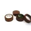 Round Walnut Ring Box Velvet Soft Interior Stand Stand Box Jewelry Wooden Box لاقتراح الزواج والمشاركة x0816