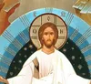 Arazzi russi ortodossi cattolici icona di pasqua cattolica risurrezione di Cristo Gesù Angeli Sacro Arazzo tradizionale di Ho Me Lili Home Decor 230816