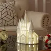 Table Lamps Nordic Ceramic Girl Castle Lamp Simple Bedroom Living Room Decorative Gift Bedside