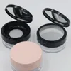 20 ml (067 oz) Plástico reutilizável em pó solto em pó compacto de contêiner de maquiagem DIY Caixa de pó com pó Buff Mirror Rede elástica Sif Gowi