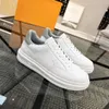 Luis Vuittons Designer Lvse Beverly Top Top Top Hills Mens Shoes Sports White White Sneaker Sneakers Stars Leathers Low Top Runner Lace Up Plat