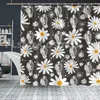 Vorhang Hereford Daisy Blumenmuster Dusche 3D bedruckte Badezimmervorhänge mit Haken lustig Tier