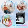 Nowości Electronic Piggy Bank Bezpieczne skrzynki pieniężne dla dzieci cyfrowe monety gotówkowe oszczędności Safe Depozyt ATM MASZE
