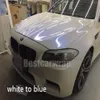 Various Colors Pearl white gloss vinyl Wrap Covering For car wrap Low tack glue 3M quality With Air bubble 1 52x20mRoll214Z