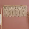 Tapestries Hand-woven Macrame Cotton Door Curtain Tapestry Wall Hanging Art Tapestry Boho Decoration Bohemia Wedding Backdrop Tapestry Gift 230816