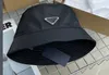 Designer Nylon Bucket Hat For Women Fashion Foldable Caps Black Blue Fisherman Hats Beach Sun Visor wide brim Caps Folding ladies Bowler Dropship M size