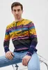 Men's Sweaters Spain printed cotton men's knitwear (The three styles) J230806