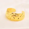 Bangle Gold Color Cuff Bangles Women Men Bride Wedding Bracelet Africa Arab Ethiopian Jewelry Charm Girl Nicely Gifts