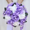 Flores de casamento Moda Bride Bouquet Buquet Bridal Holding Pearl Accessories Bouquets Buque de Mariage