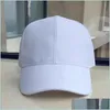 قبعات الكرة رجال و Hatswswomen Cap Cap Men Solid Color Cotton Custom Logo Hats Hat Hat H Jllmcf 554 Drop Delivery F Dhyoh