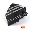 Men Classic Silk Tie Stripe Plaid Mens Designer Business Designer szyi chude stajenne krawat na przyjęcie weselne koszula Ties305w