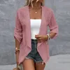 Kvinnorjackor Fashion Women Vneck ihålig virkning Solid Cardigan Elegant Lady Loose Outwear 2023 Fall Thin Spets Långärmrock 230815