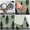 Teppiche Evergreen Baum 3 Größen Home Teppich Raum Teppich Natur Tannen Weihnachten Silhouette Kiefern Fichte Hemlock Schatten einfach