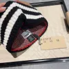 New Knitted Hat Woolen Hat Autumn and Winter Hat High Quality 1:1 Cold Wind and Warm Outdoor Hat
