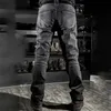 Męskie spodnie jeżdżące na dżinsach motocyklowe wiatroodporne motocyklowe motocyklowe spodni zapaśnicze przez cały sezon Summer Slim Fit 230815