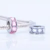 Синтетическая кварцевая модная розовая привлекательная отдельная бусы для ювелирных изделий для изготовления оригинального браслета для очарования 230815