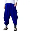 Herenbroek streetwear harem mannen lente en herfst hiphop drop crotch cradey broek chic losse pantalones s-5xl