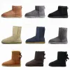 Autumn Winter Designer Botas de nieve cálida Medio tobillo Fuerz completo Furno Furry USA Australia Boot