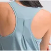Aktiva skjortor med logotyp kvinnor tank tops sträcker sexig blus gym ärmlös sport topp väst som kör träning ftness