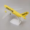 Dascast Model Car 20cm Legierung Metall USA Air Spirit Airbus 320 A320 Fluggesellschaften