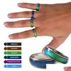 Band Rings Selling Mix Size Mood Ring Changes Color To Your Temperature Reveal Inner Emotion Fashion Jewelry Drop Delivery Dhpw0
