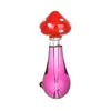 Colorful Mushroom Style Freezable Liquid Pyrex Thick Glass Pipes Handmade Portable Filter Dry Herb Tobacco Spoon Bowl Smoking Bong Holder Handpipes Hand Tube