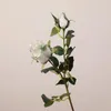 Dekorativa blommor 1 st 66 cm rose artificiell blomma hem bröllop falska gränsöverskridande oljemålning europeisk stil flerhuvud rosor dekoration