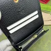 2022 Luxury GC -Seller Top Quality Design Card Card Bag Fashion Simple Coin Purse Retro Cold Wind Mens Small Wallet Portable300H