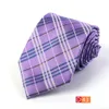 Men Classic Silk Tie Stripe Plaid Mens Designer Business Designer szyi chude stajenne krawat na przyjęcie weselne koszula Ties305w