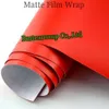 Matte RED Vinyl wrap with air release Matt vinyl red car wrap styling covers size 1 52x30m Roll 5x98ft284A