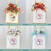 Decorative Flowers Large Artificial Wedding Decor Welcome Flower Arch Home Party Stage Floral Backdrop Wall Hanging Fake Arrangement Props
