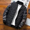 Men's Down Parkas Men's winter jacket camouflage bomber jacket men's windproof jacket thick warm men's park military Z230816