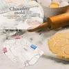 Tassen DIY Jelly Form Making -Werkzeuge Romantische Schokoladenform Acryl Reiskuchen Fondant Mousse