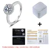 Eheringe Aeteey 053ct D Farbe Real Diamond Round Ring rein 925 Sterling Silber für Frauen Fein Schmuck RI020 230816