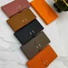 Men Womens Designer Wallets Luxury Letter Purse Genuine Leather Card Holder Outdoor Accessories Unisex Casual Wallet Cowhide Purse